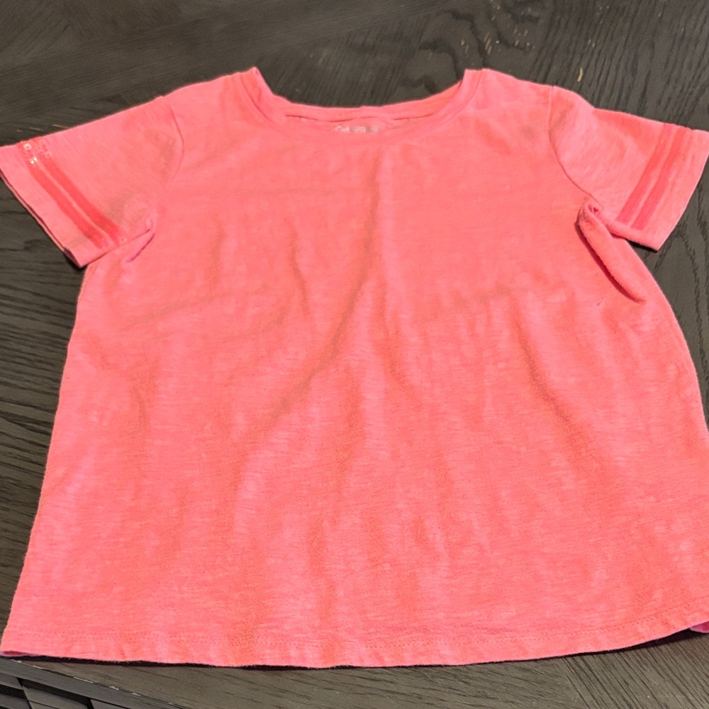 Cat & Jack Coral Short Sleeve Tee